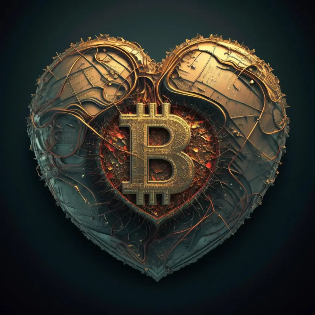 BTC als Herz
